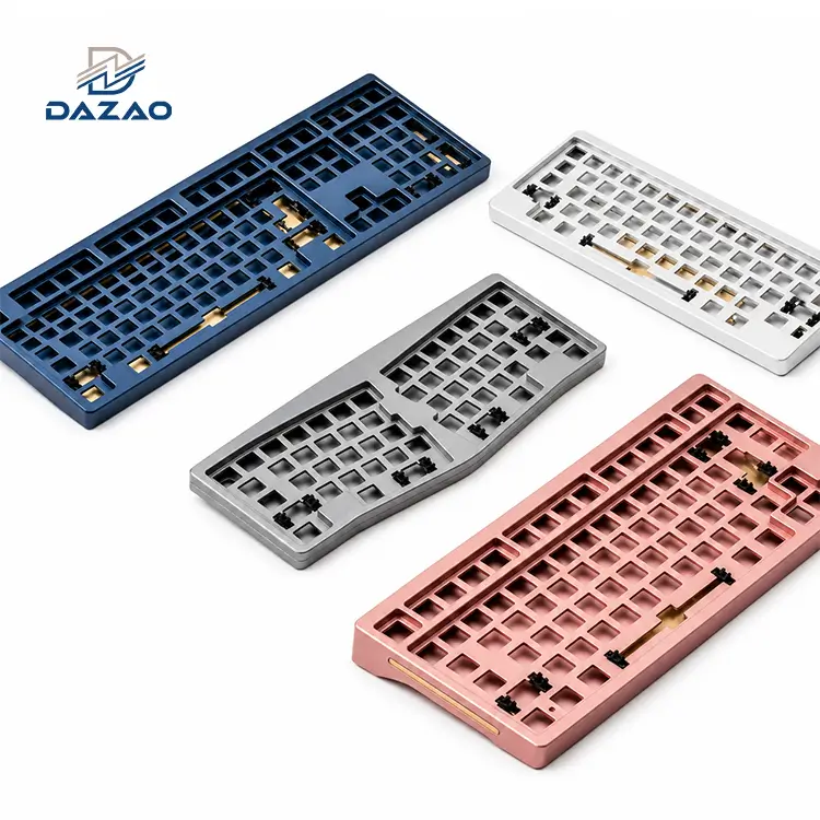 מארז מקלדת מכאנית מאלומיניום מעובד CNC