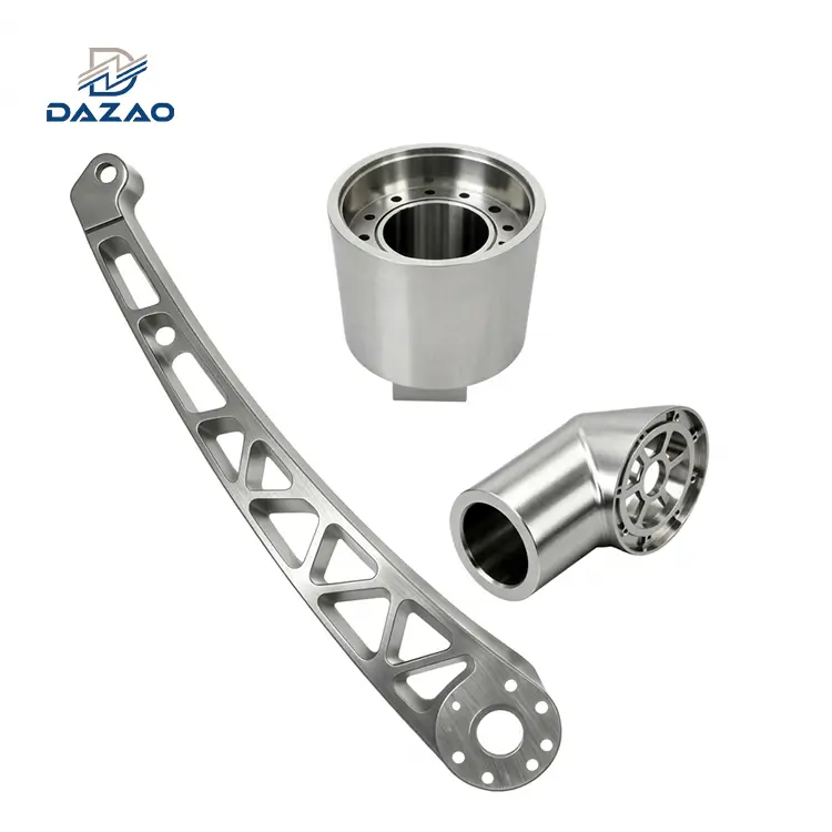דיוק 5 צירים CNC עיבוד חלקי רובוט מרובע