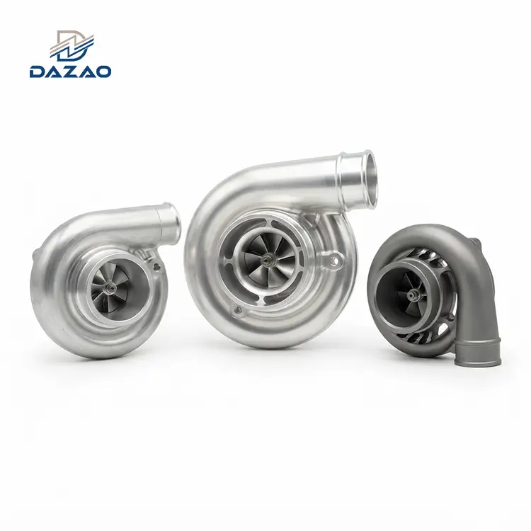 שירות כרסום CNC של בילט אלומיניום טורבו דיור 5 צירים
